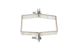 Double post clamp galv. 