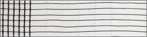 Hailnet type WIESEL grey 5,0m 5,0m