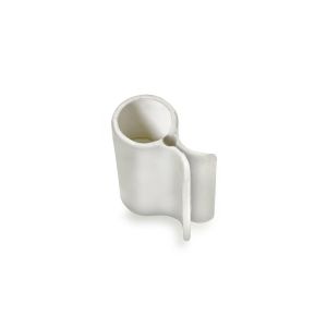Omega clip long white